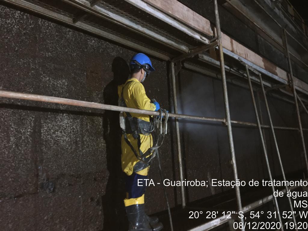 Recuperação estrutural e impermeabilização de ETA em Campo Grande (MS)