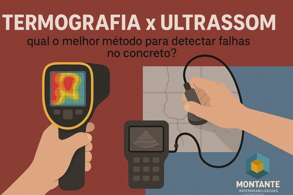 Termografia x Ultrassom: qual o melhor método para detectar falhas no concreto?